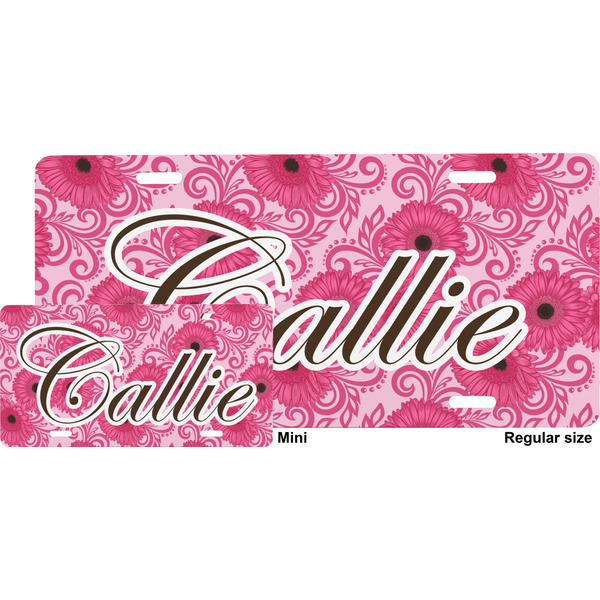 Gerbera Daisy License Plate (Sizes)