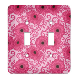 Gerbera Daisy Light Switch Cover (2 Toggle Plate)
