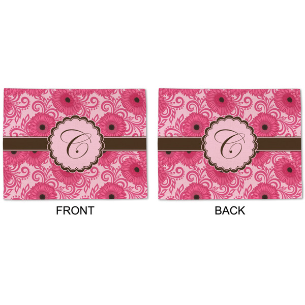 Gerbera Daisy Linen Placemat - APPROVAL (double sided)