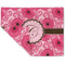 Gerbera Daisy Double-Sided Linen Placemat - Single w/ Initial