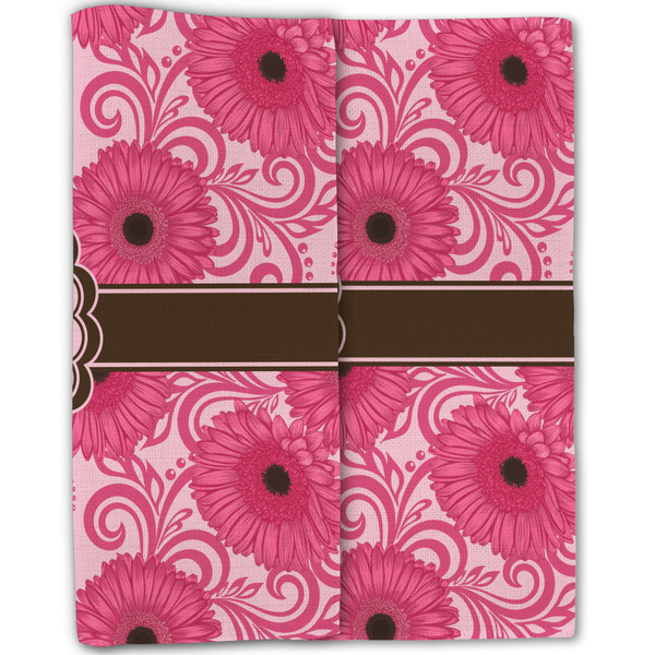 Gerbera Daisy Linen Placemat - Folded Half (double sided)