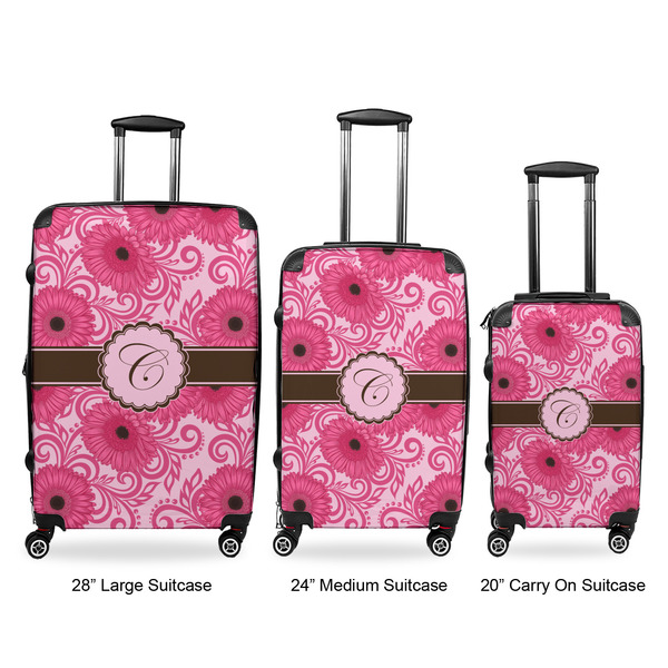 Gerbera Daisy Luggage Bags all sizes - With Handle
