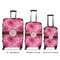 Gerbera Daisy Luggage Bags all sizes - With Handle