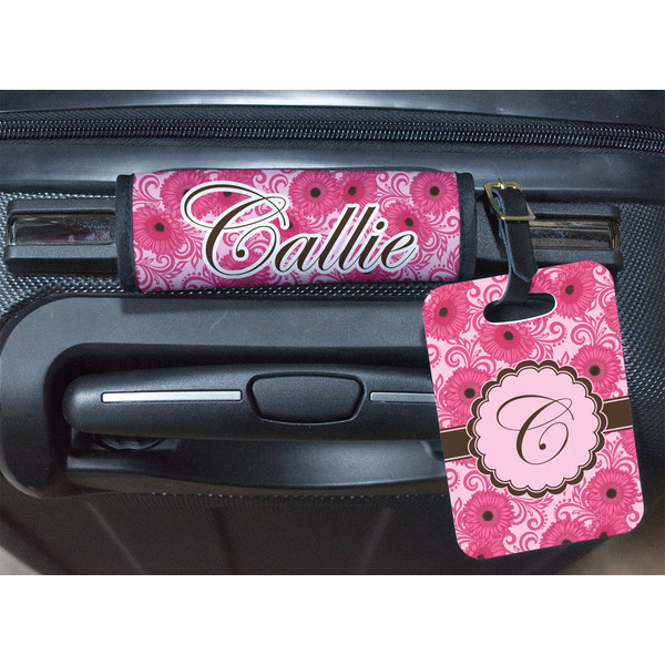 Gerbera Daisy Luggage Wrap & Tag