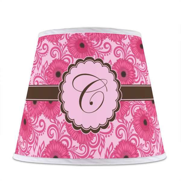 Gerbera Daisy Poly Film Empire Lampshade - Front View