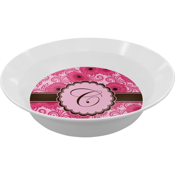 Custom Gerbera Daisy Melamine Bowl (Personalized)