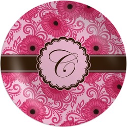 Gerbera Daisy Melamine Plate (Personalized)