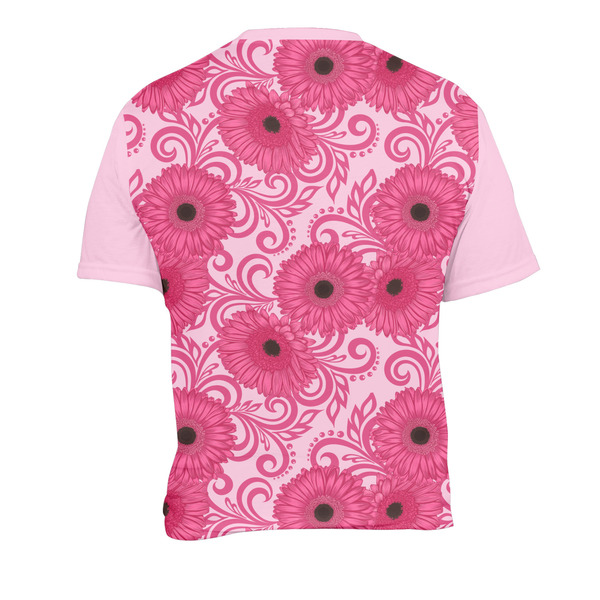 Gerbera Daisy Men's Crew Neck T Shirt Medium - Back