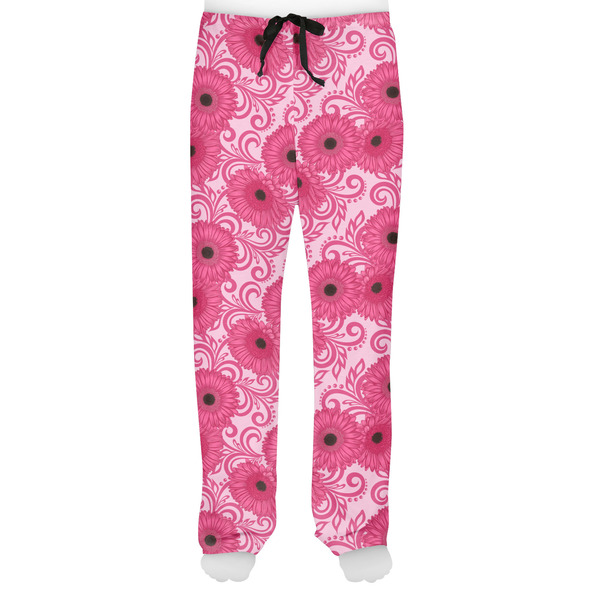 Gerbera Daisy Men's Pjs Front - on model