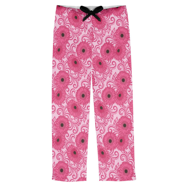 Custom Gerbera Daisy Mens Pajama Pants - S