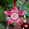 Gerbera Daisy Metal Star Ornament - Lifestyle