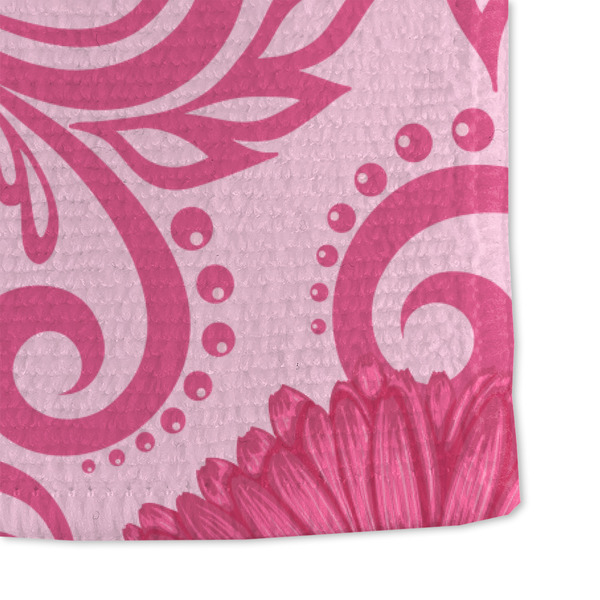 Gerbera Daisy Microfiber Dish Towel - DETAIL