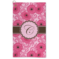 Gerbera Daisy Microfiber Golf Towel (Personalized)