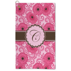 Gerbera Daisy Microfiber Golf Towel (Personalized)