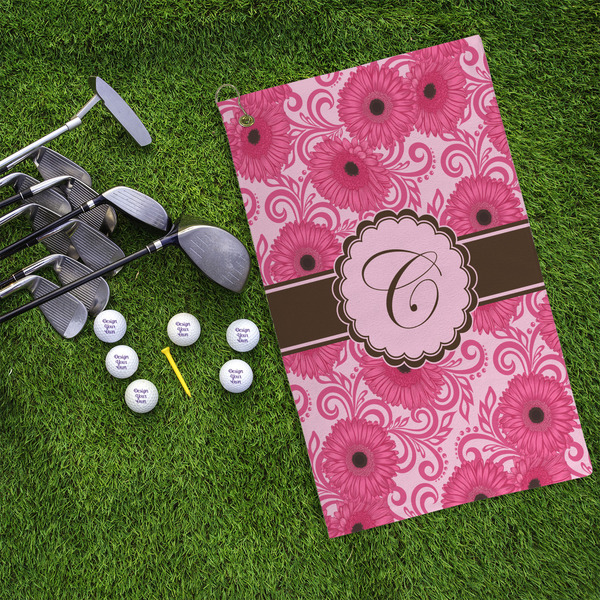 Gerbera Daisy Microfiber Golf Towels - LIFESTYLE