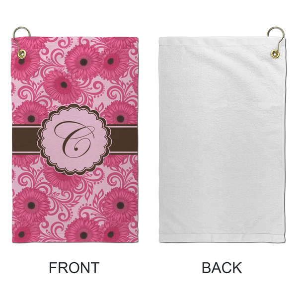 Gerbera Daisy Microfiber Golf Towels - Small - APPROVAL