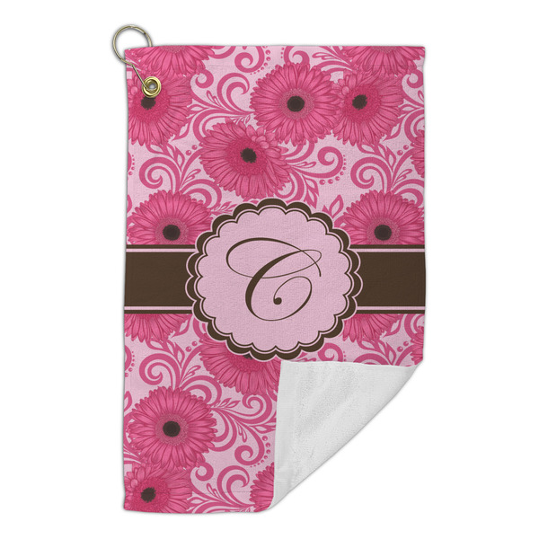 Gerbera Daisy Microfiber Golf Towels Small - FRONT FOLDED
