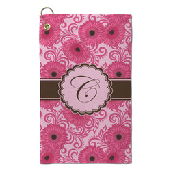 Gerbera Daisy Microfiber Golf Towel - Small (Personalized)