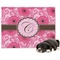 Gerbera Daisy Dog Blanket - Large (Personalized)