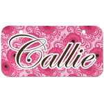 Gerbera Daisy Mini/Bicycle License Plate (2 Holes) (Personalized)