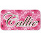 Gerbera Daisy Mini/Bicycle License Plate (2 Holes) (Personalized)