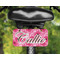 Gerbera Daisy Mini License Plate on Bicycle - LIFESTYLE Two holes