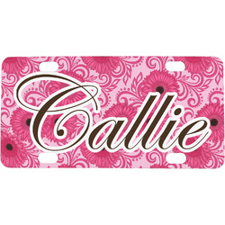 Gerbera Daisy Mini/Bicycle License Plate (Personalized)