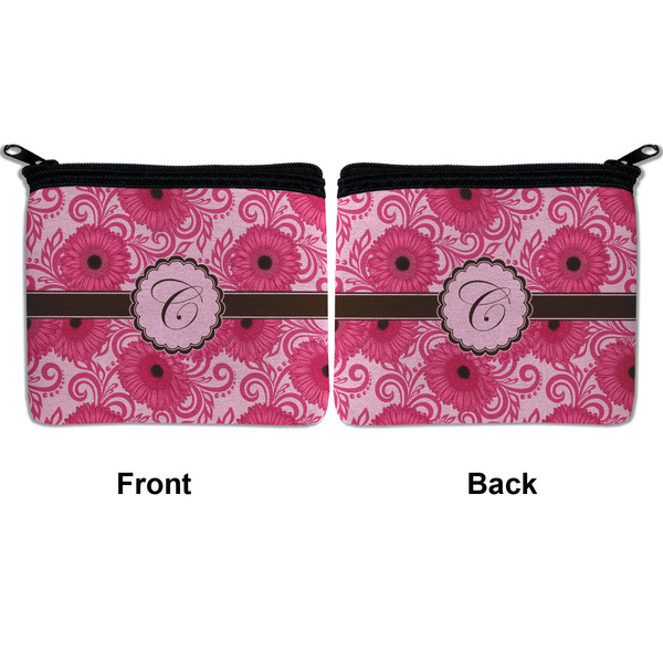 Gerbera Daisy Neoprene Coin Purse - Front & Back (APPROVAL)
