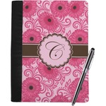 Gerbera Daisy Notebook Padfolio - Large w/ Initial