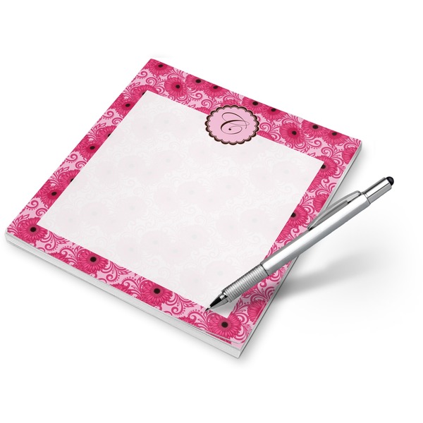 Custom Gerbera Daisy Notepad (Personalized)