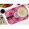 Gerbera Daisy Octagon Placemat - Single front (LIFESTYLE) Flatlay