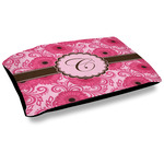 Gerbera Daisy Dog Bed w/ Initial