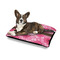 Gerbera Daisy Outdoor Dog Beds - Medium - IN CONTEXT