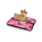 Gerbera Daisy Outdoor Dog Beds - Small - IN CONTEXT