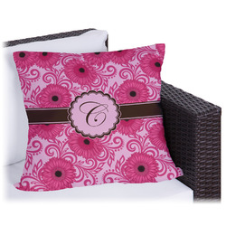 Gerbera Daisy Outdoor Pillow - 16" (Personalized)