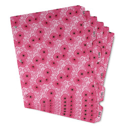 Gerbera Daisy Binder Tab Divider - Set of 6 (Personalized)