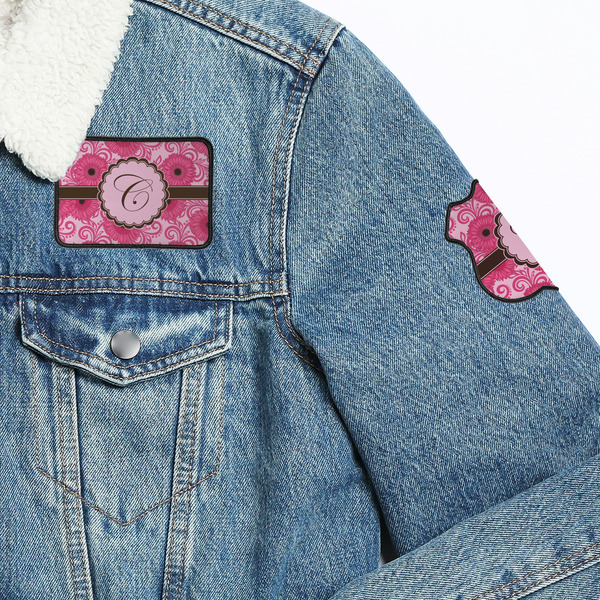 Gerbera Daisy Patches Lifestyle Jean Jacket Detail