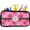 Gerbera Daisy Neoprene Pencil Case - Small w/ Initial