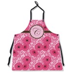 Gerbera Daisy Apron Without Pockets w/ Initial