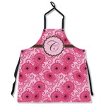 Gerbera Daisy Apron Without Pockets w/ Initial