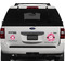 Gerbera Daisy Personalized Car Magnets on Ford Explorer