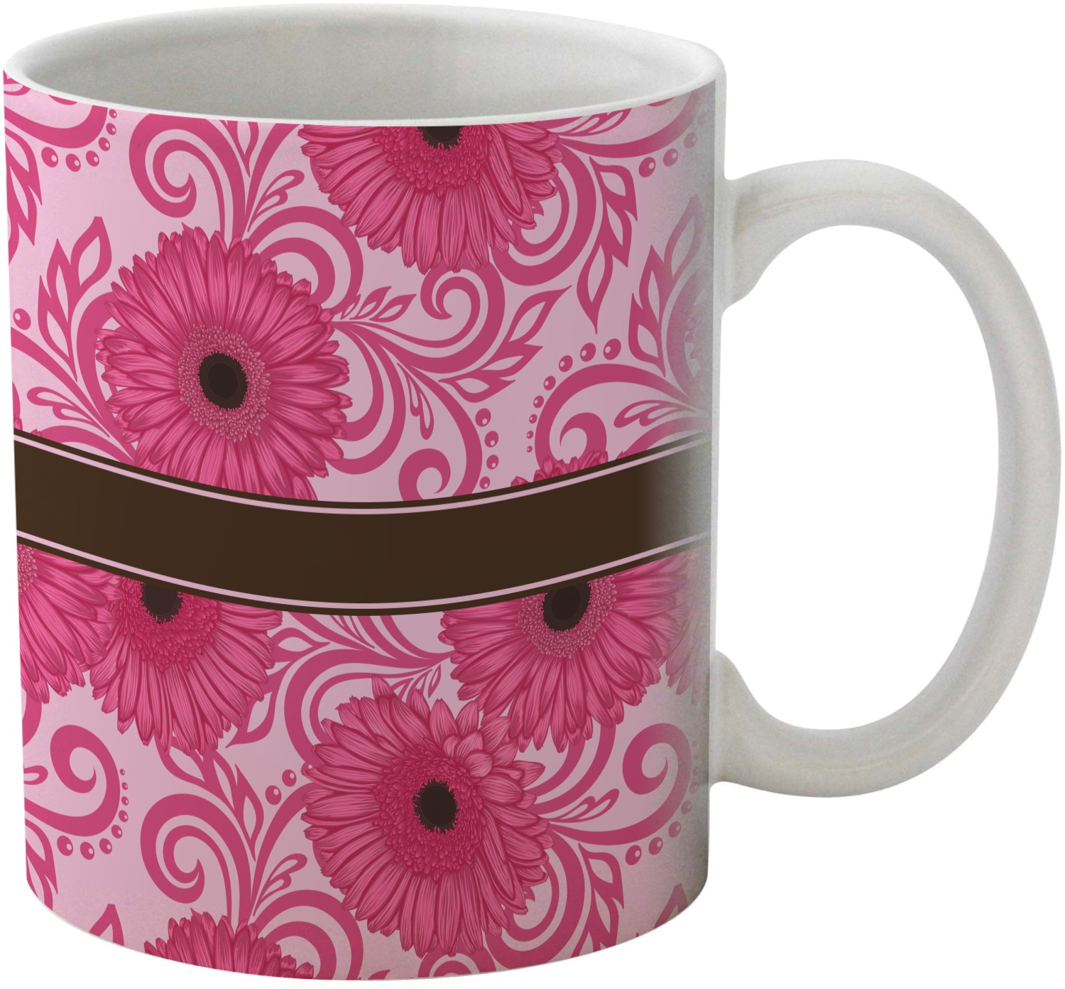 Gerbera Daisy Coffee Mug (Personalized) YouCustomizeIt
