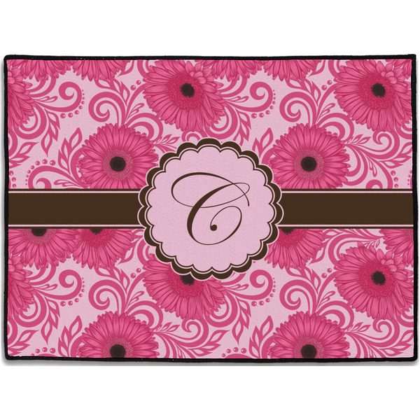 Custom Gerbera Daisy Door Mat (Personalized)