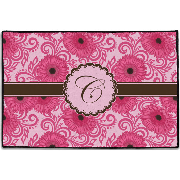 Gerbera Daisy Personalized Door Mat - 36x24 (APPROVAL)