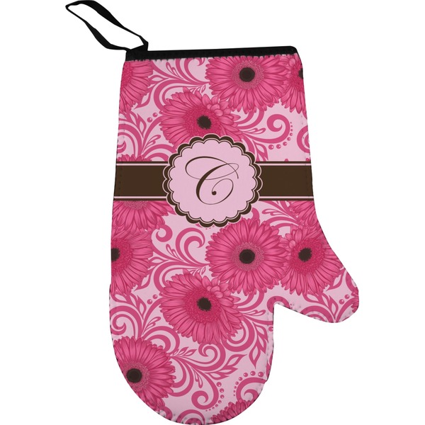 Gerbera Daisy Personalized Oven Mitt