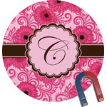 Gerbera Daisy Round Fridge Magnet (Personalized)