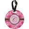 Gerbera Daisy Personalized Round Luggage Tag