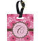 Gerbera Daisy Personalized Square Luggage Tag