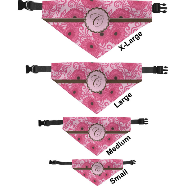 Gerbera Daisy Pet Bandana Sizes