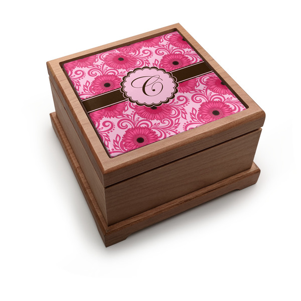 Custom Gerbera Daisy Pet Urn w/ Initial